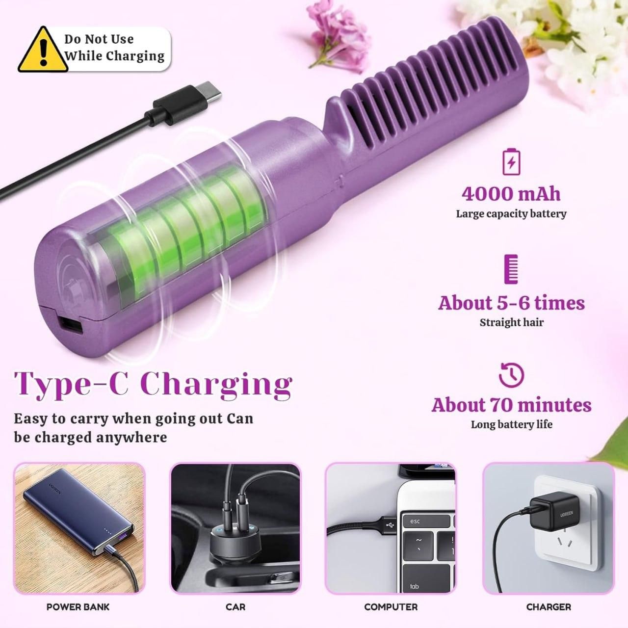 StyleEase™ - Cordless Mini Straightener