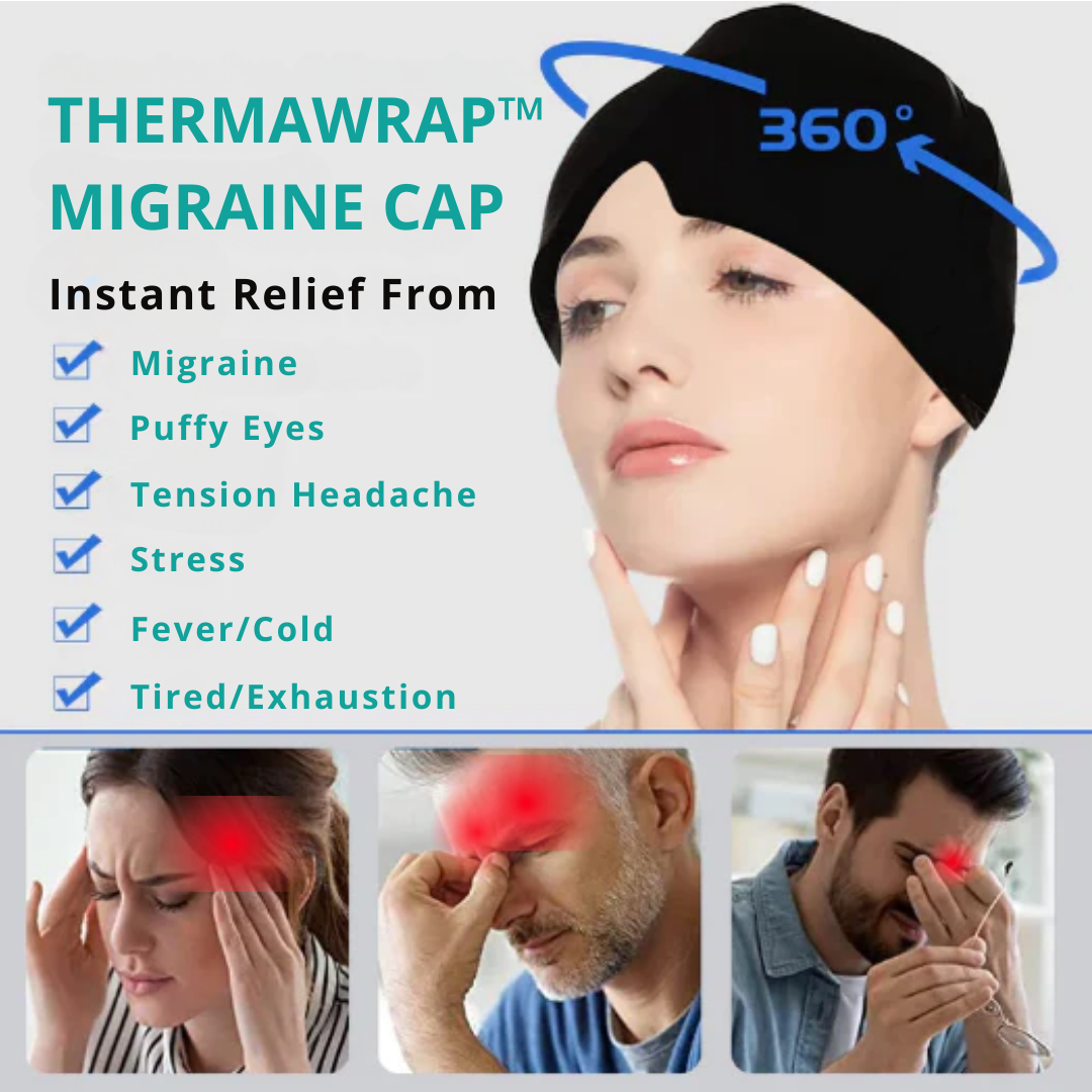 ThermaWrap™ Instant Migraine & Sinus Relief Cap