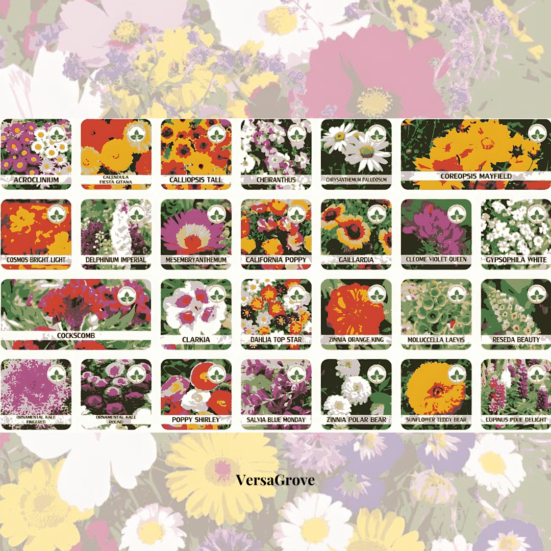 BloomBurst™ - 100 Vibrant Flower Seeds